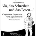 "Ja, das Schreiben und das Lesen..."